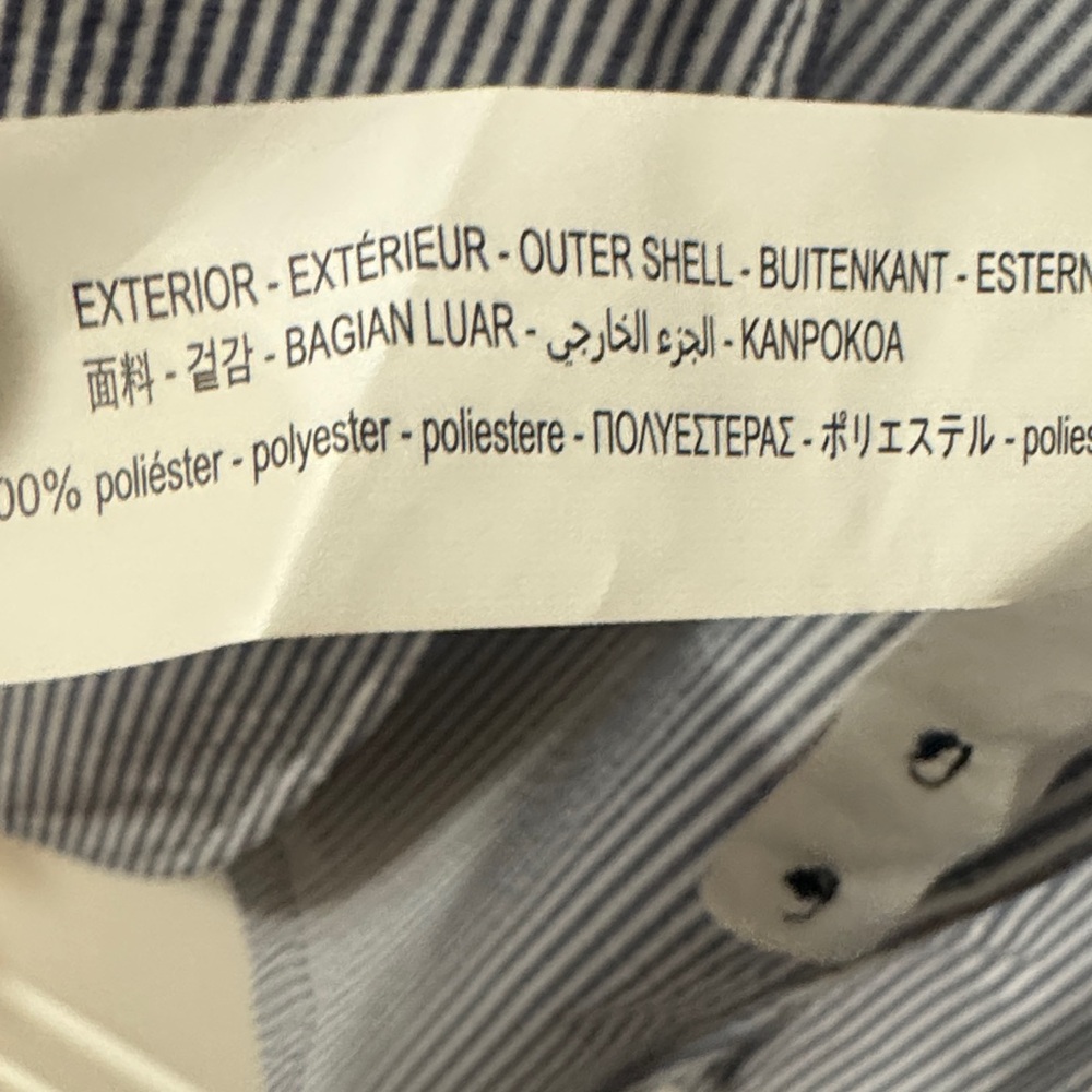 ZARA Men’s Classic Blue & White Striped Seersucker Blazer - Size XL - Picture 11 of 14